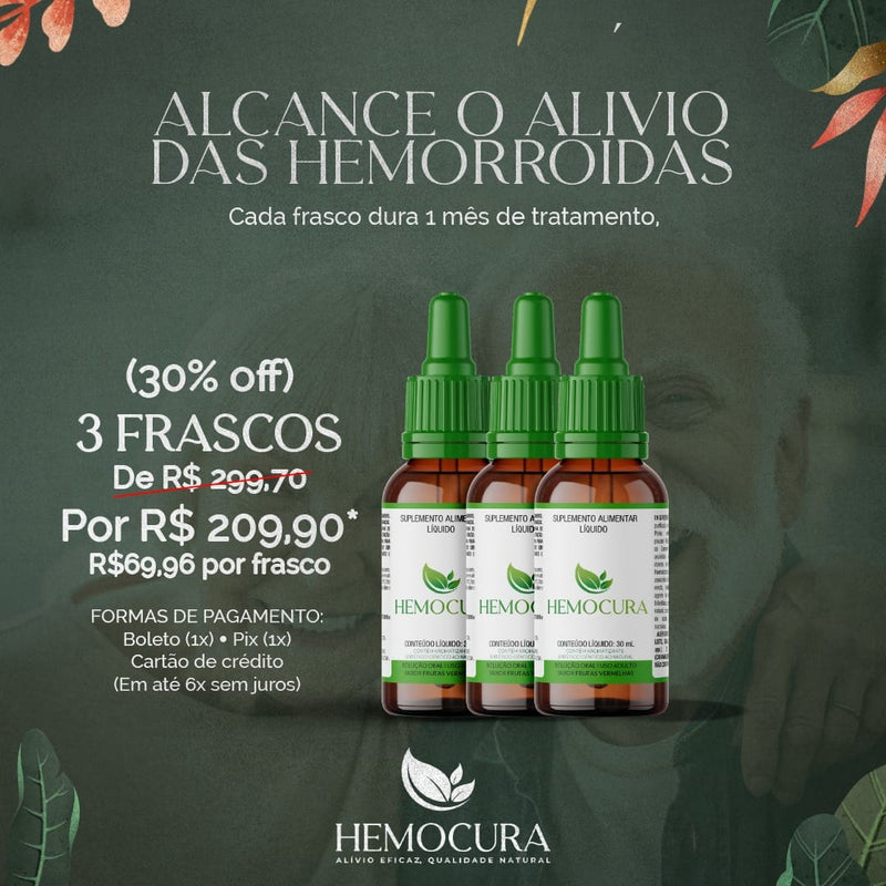 HEMOCURA A SOLUÇÃO PARA HEMORRÓIDAS