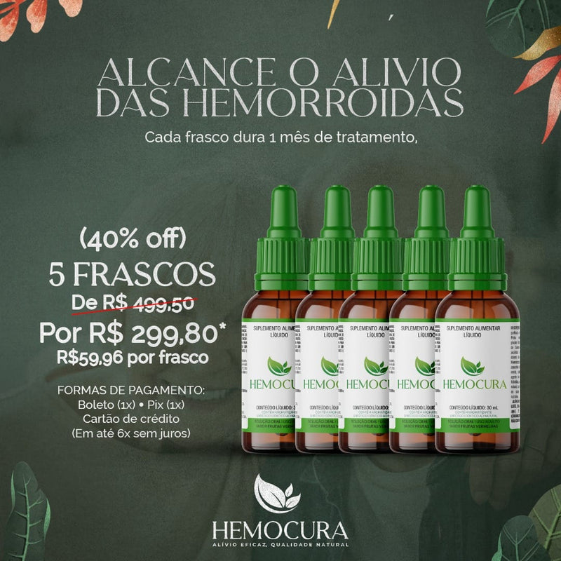 HEMOCURA A SOLUÇÃO PARA HEMORRÓIDAS