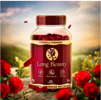 LOUNG BEAUTY - VITAMINA PARA CORPO , CABELO , PELE E UNHA - 3 POTES TRATAMENTO COMPLETO 180 CAPSULAS